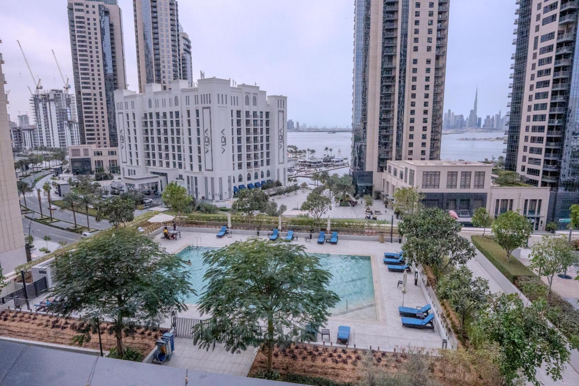 3Br Haven With Burj Views By Magnoliasvhr Lejlighedshotel Dubai Eksteriør billede