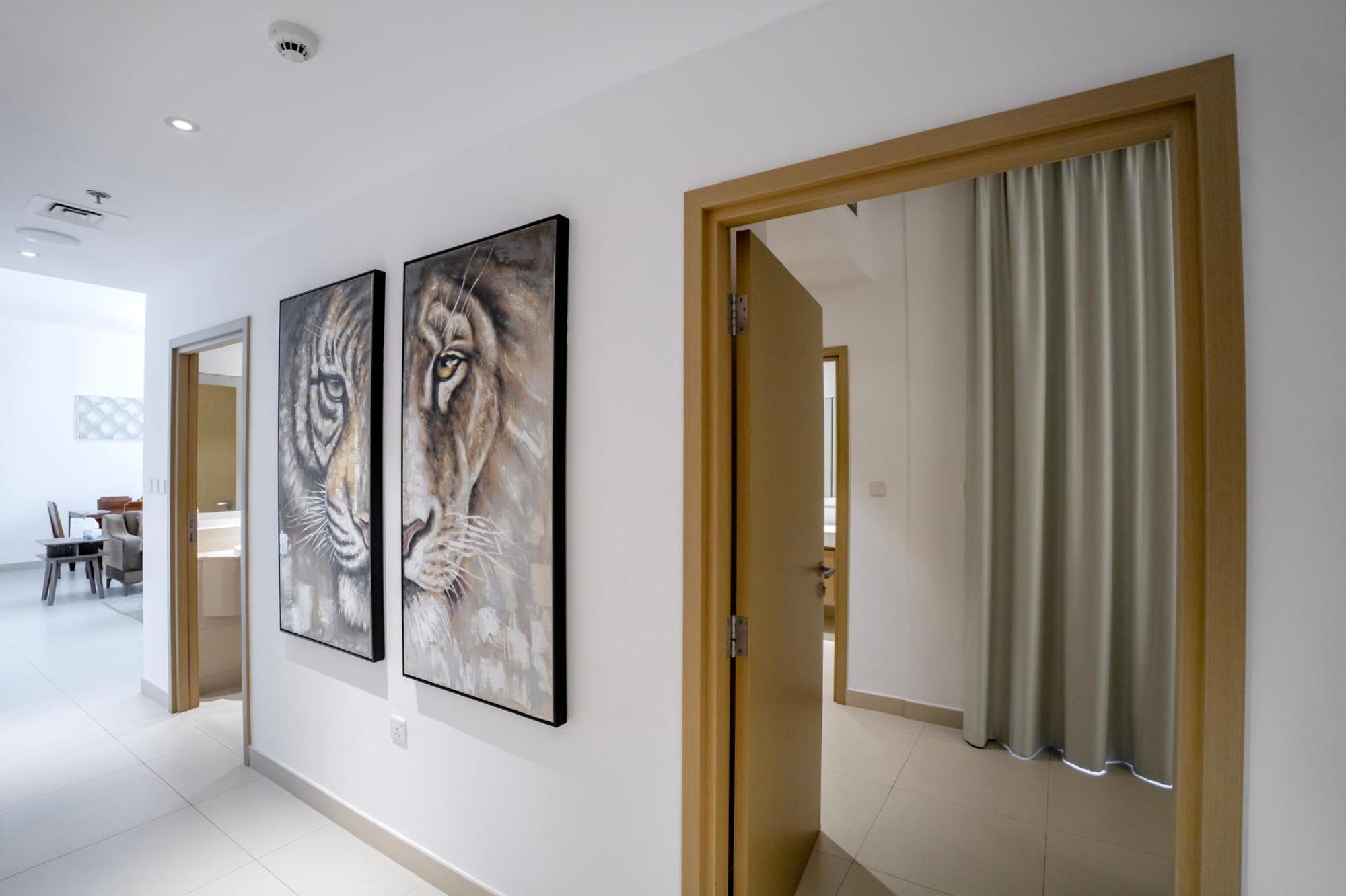 3Br Haven With Burj Views By Magnoliasvhr Lejlighedshotel Dubai Eksteriør billede