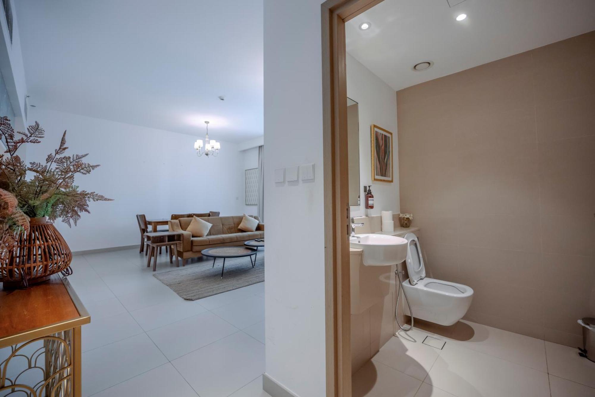 3Br Haven With Burj Views By Magnoliasvhr Lejlighedshotel Dubai Eksteriør billede