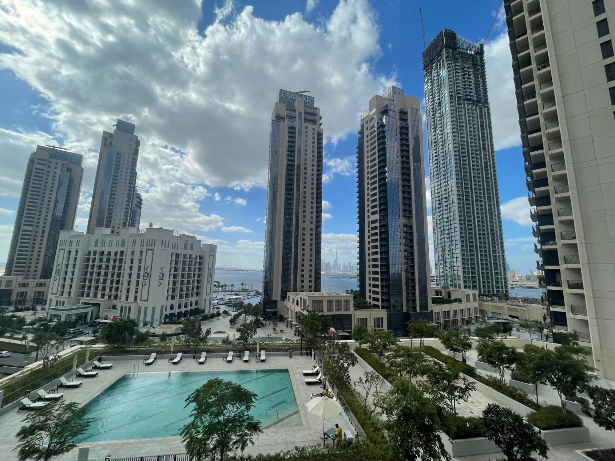 3Br Haven With Burj Views By Magnoliasvhr Lejlighedshotel Dubai Eksteriør billede